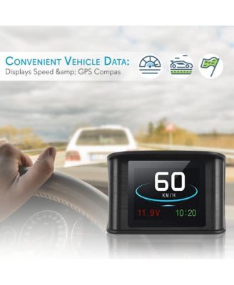 Smart Car HUD Heads-Up Display with GPS Compass and Speedometer
