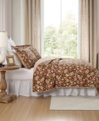 Laura Ashley Marta Reversible 3-Pc. Quilt Set, King