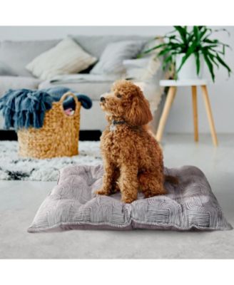 Dream Black Label Leopard Print Crown Dog Bed - Washable Round Cat Bed, Elegant Royal Design Indoor Cuddler Pet Beds for Puppy and Kitten