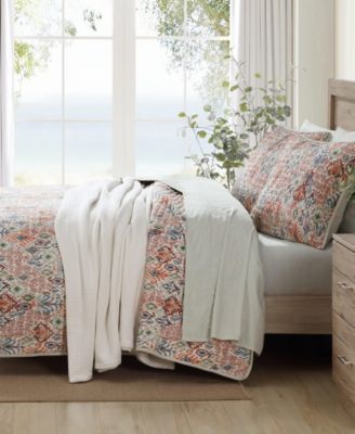 Ikat Tropics Reversible 2-Pc. Quilt Set, Twin