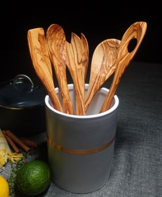 Olive Wood Utensil Set of 5