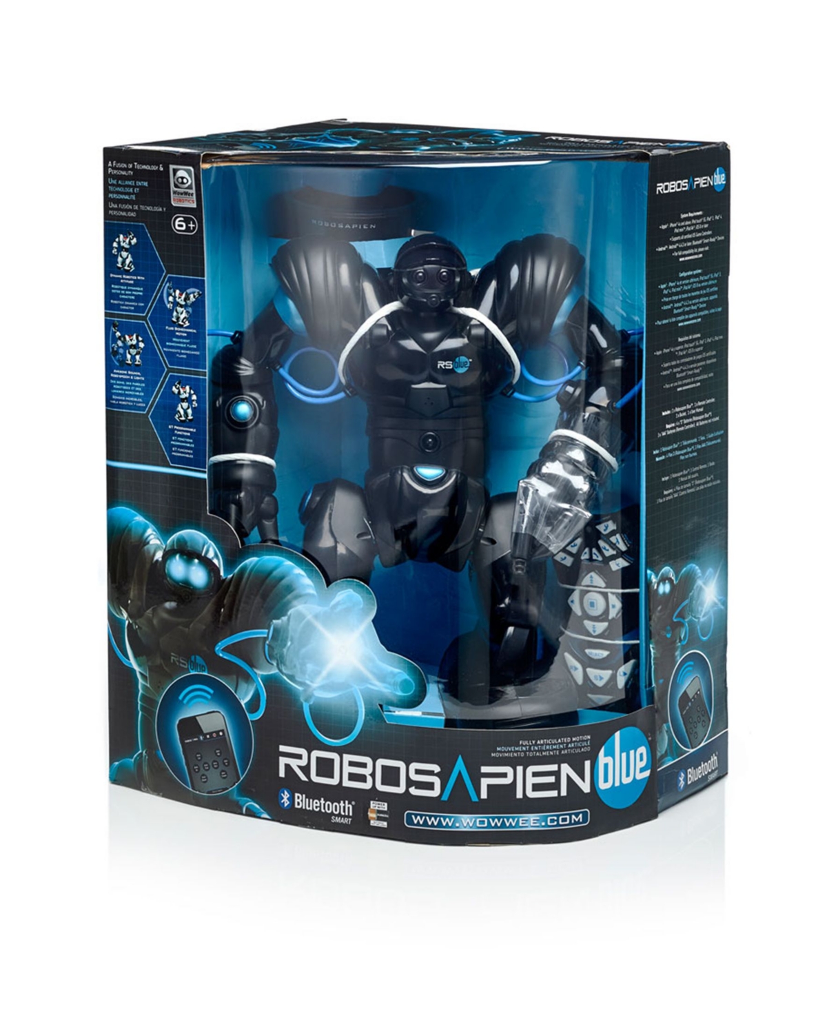WowWee Robots Robosapien Blue Bluetooth Robot with Remote Control 14