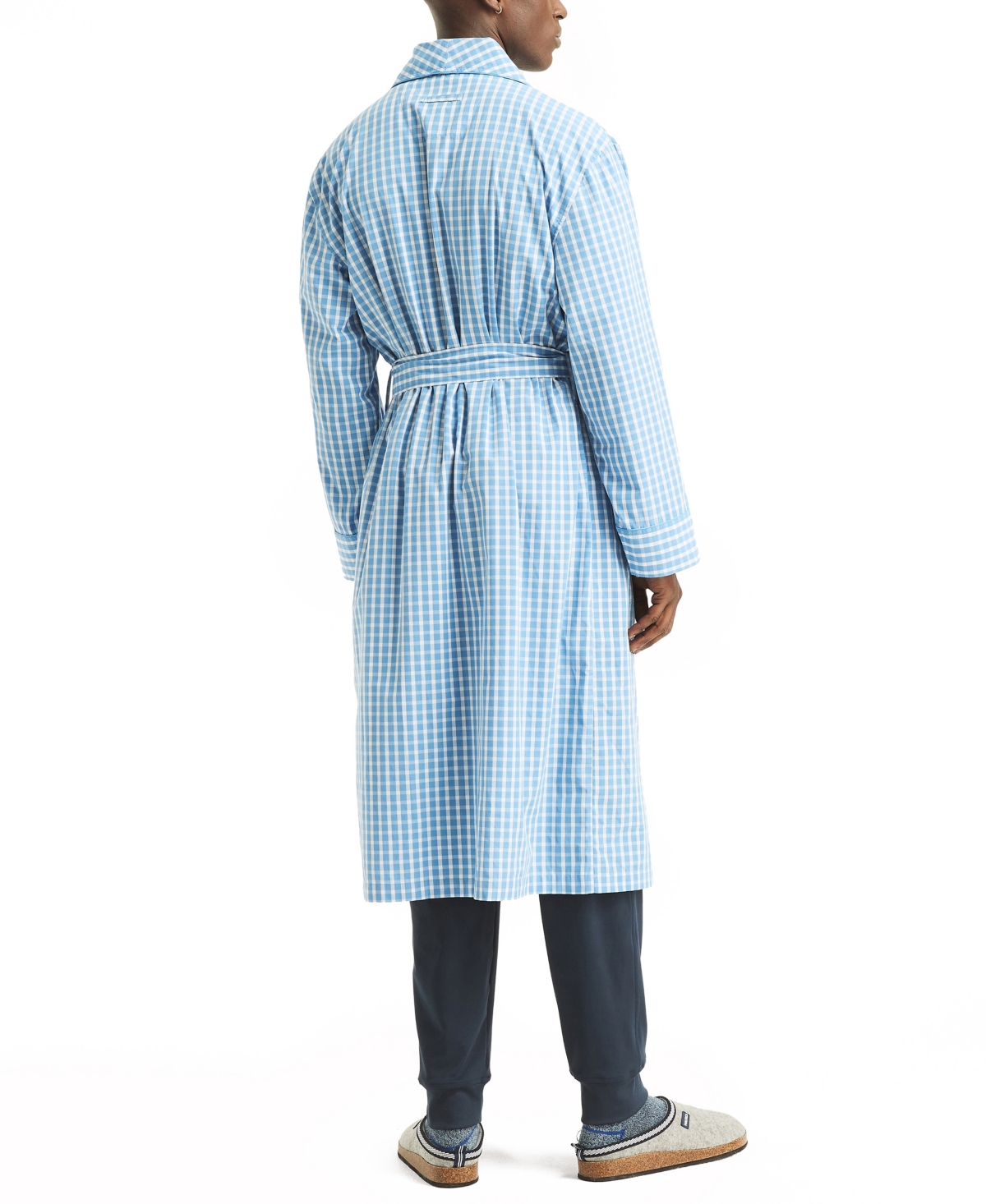 NAUTICA MEN'S CRAFTED PLAID ROBE 