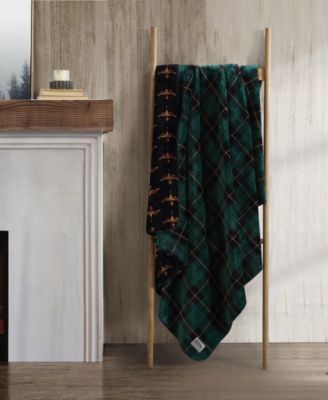 Trailhead Plaid Flannel Oversized Throw, 70" X 60"