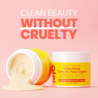 Korean Skin Care Ultra Glow Turmeric Face Cream K Beauty Skincare