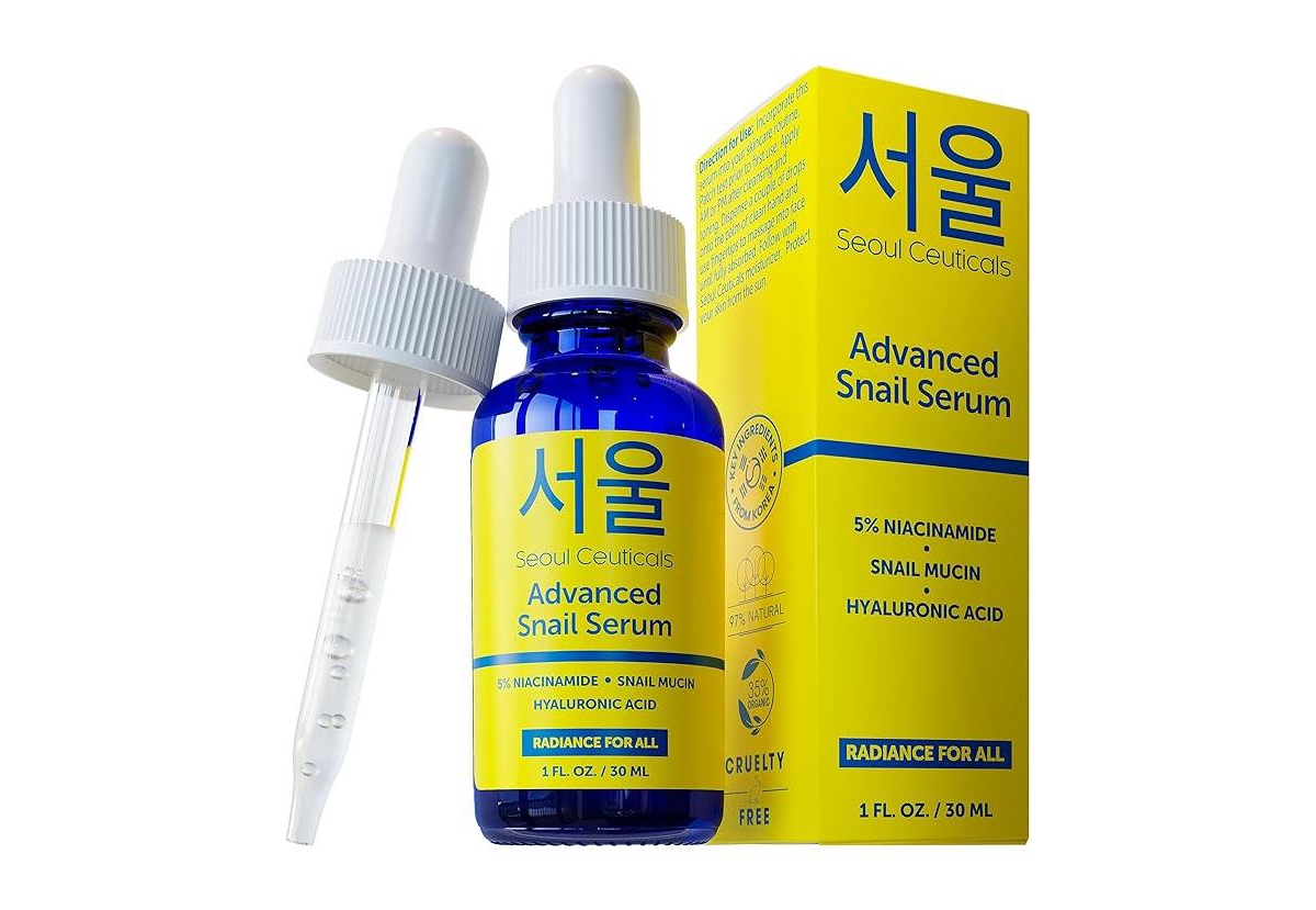 Korean Skin Care Advanced Snail Mucin Serum Niacinamide Serum K Beauty Skincare