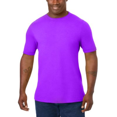 Big & Tall No Sweat Longer-Length Short Sleeve Crewneck Tee