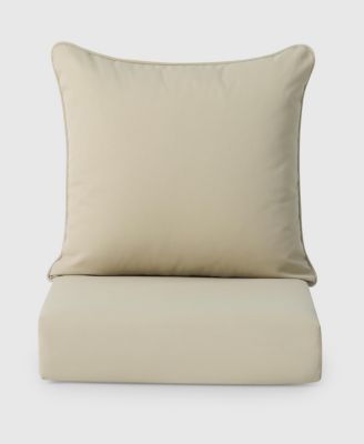 Outdoor Patio HDPE Left Arm Sectional  Weathered Wood Corner Club Chair with Patio Cushions