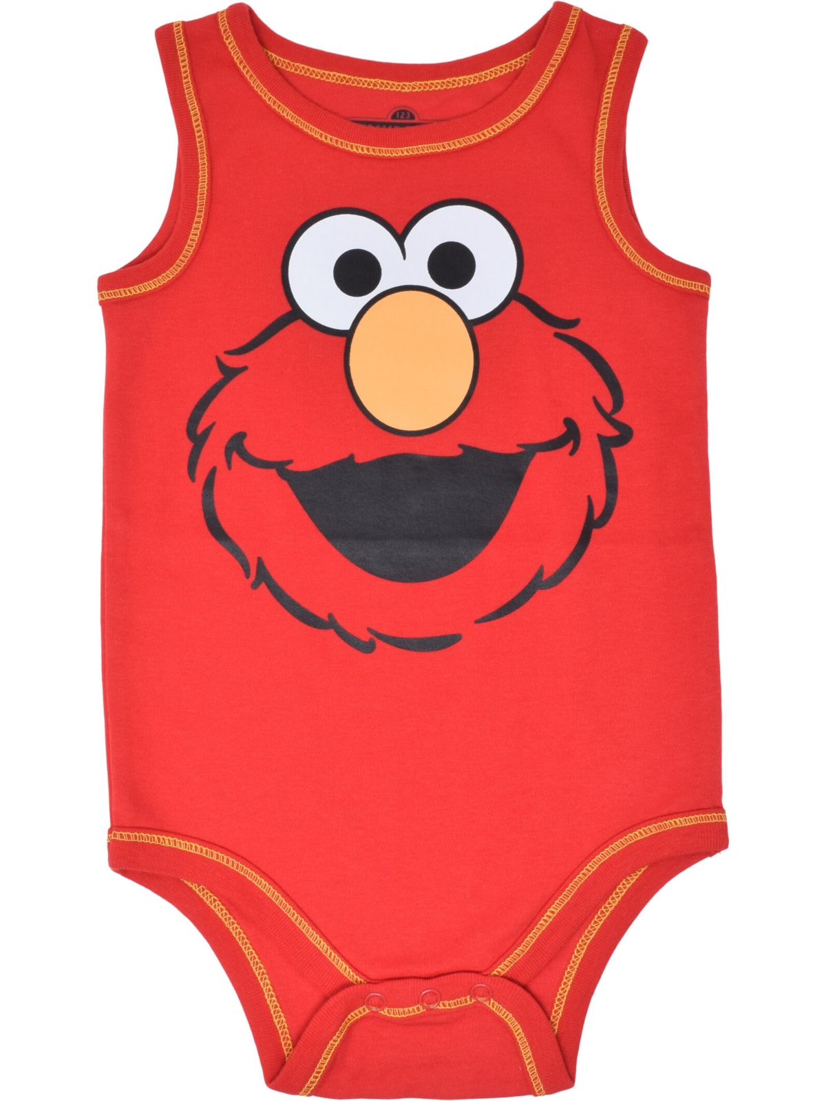 Sesame Street Baby Boys Elmo Cookie Monster Bird Newborn Baby 5 Pack Cuddly Short Sleeve Bodysuits