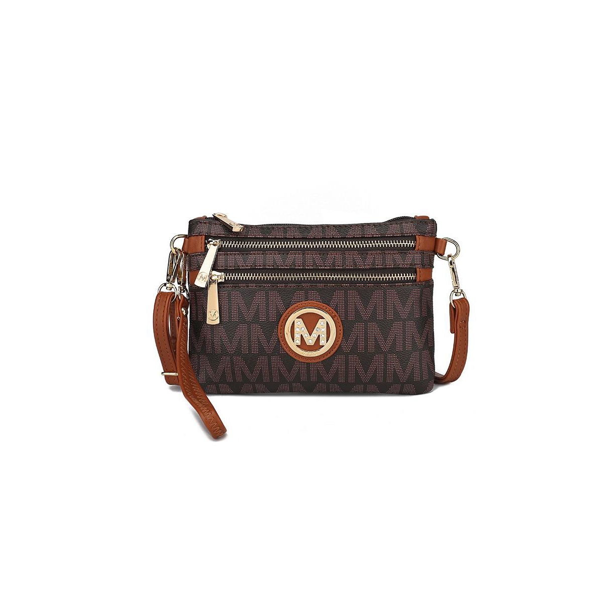 Mkf Collection Geneve M Signature Functional Crossbody & Wristlet by Mia K