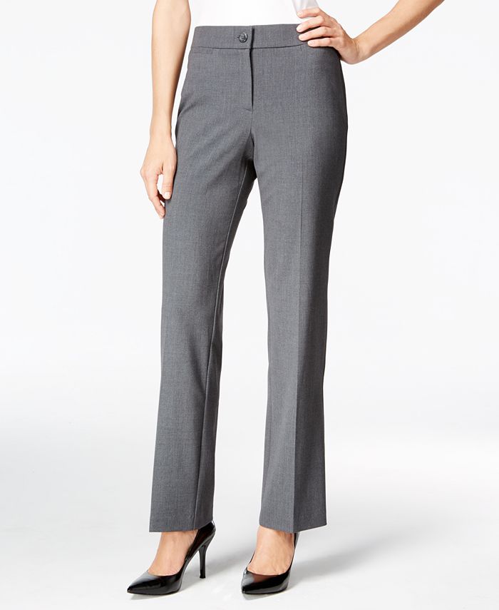 JM Collection Petite Straight-Leg Pants, Created for Macy's & Reviews ...