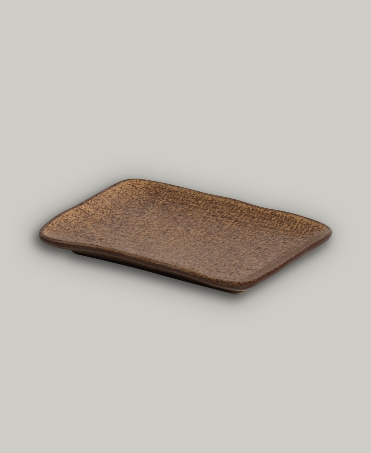 Porto Brasil 7" Stoneware Rectangular Juta Platters, Set Of 4 In Dijon