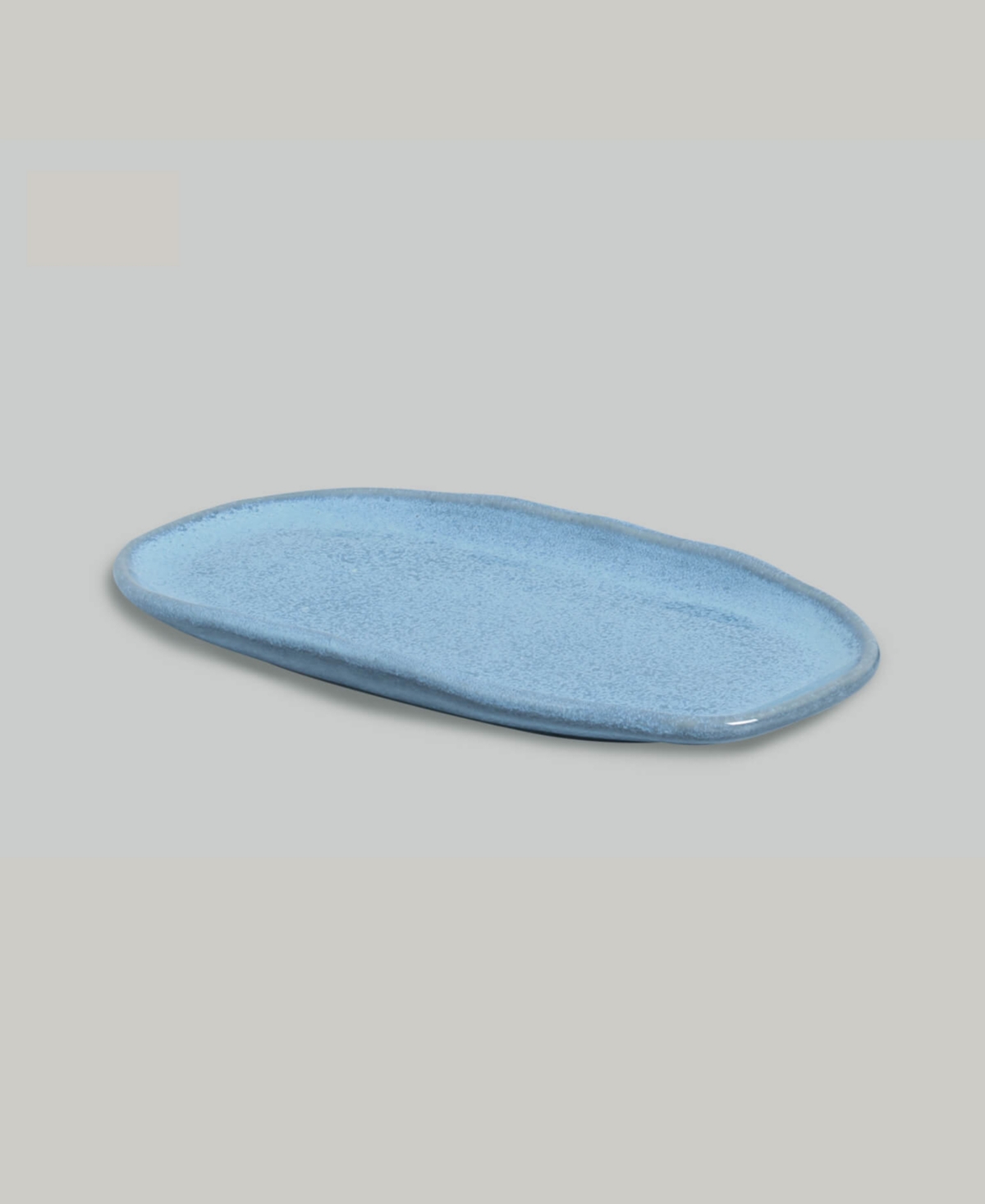 Porto Brasil Medium Shallow 9" Oval Platters, Set Of 4 In Breeze