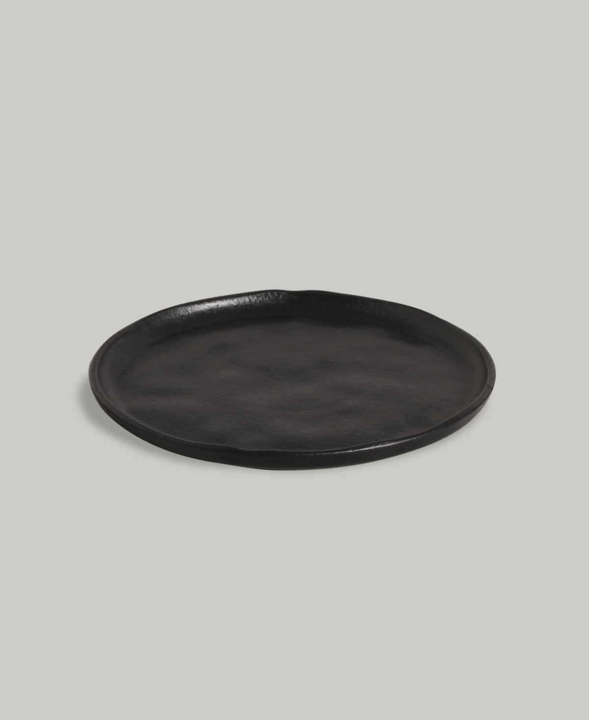 Porto Brasil Stoneware Bread Plates, Set Of 6 In Matte Black