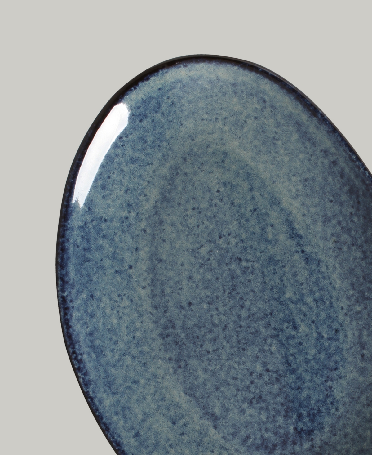 PORTO BRASIL STONEWARE OVAL DESSERT PLATES, SET OF 6 