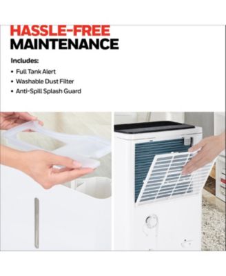 2024 NEW! 50-Pint ENERGY STAR Dehumidifier with PUMP for 4,000 Sq Ft – Laundry Mode, Auto-Comfort Mode & Thermal Overload Protection,TPFIT50PWK