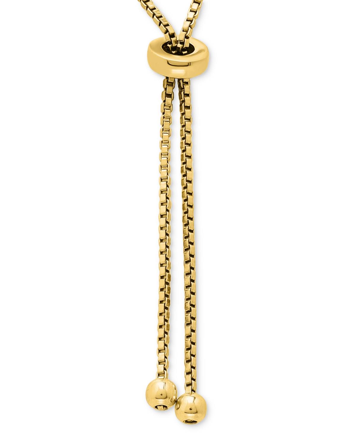 GIANI BERNINI CUBIC ZIRCONIA BAR BOLO BRACELET, CREATED FOR MACY'S 