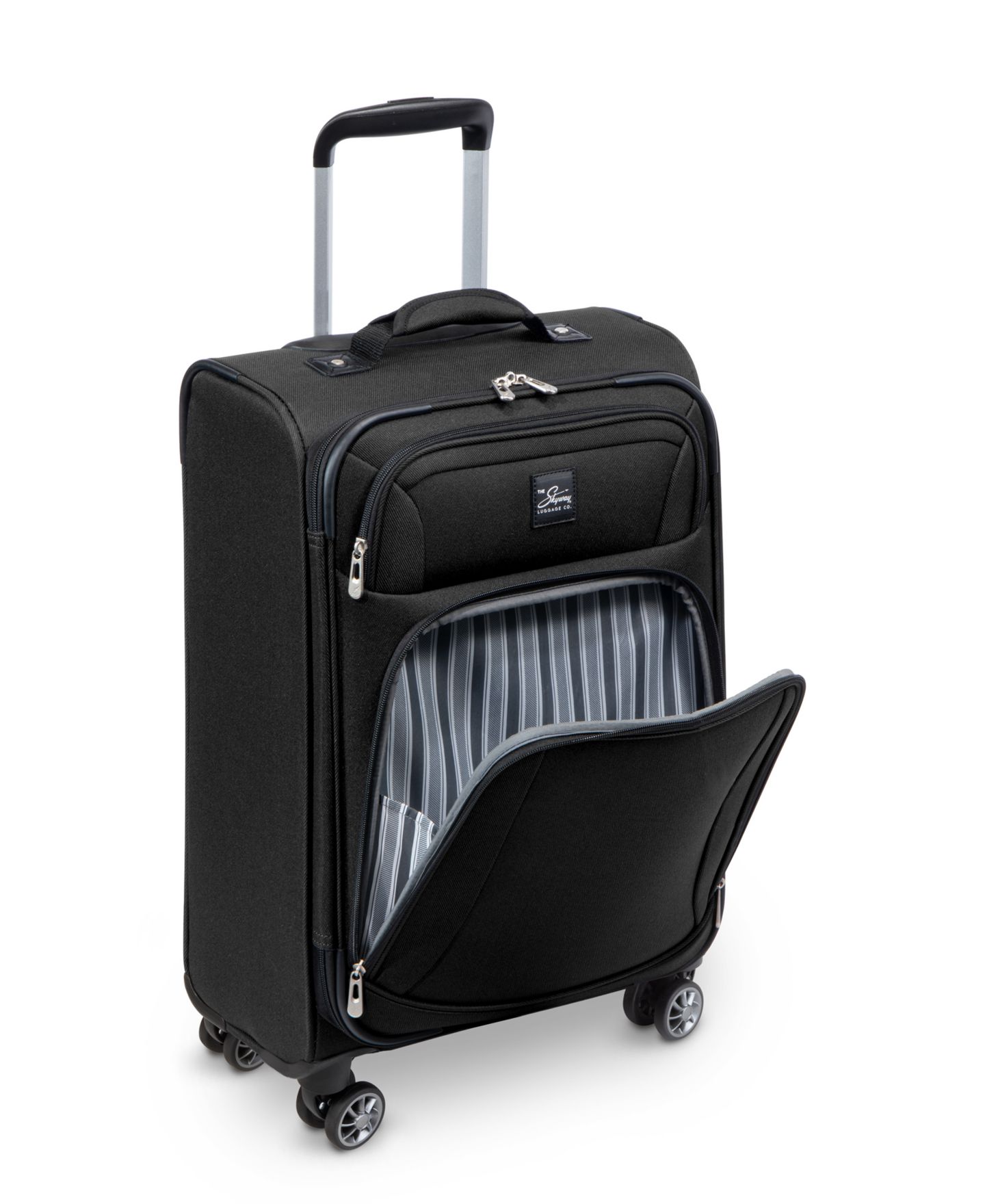 Чемодан Skyway Epic Carry-on Spinner, цвет: Чёрный — фото 6