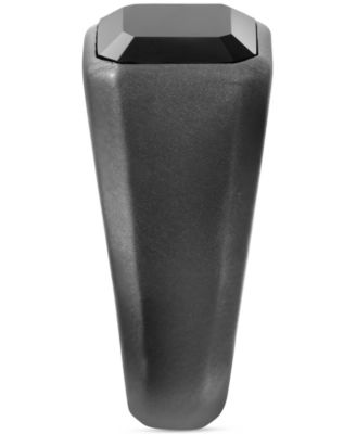 EFFY&reg; Men's Onyx Solitaire Ring in Black Rhodium-Plated Sterling Silver