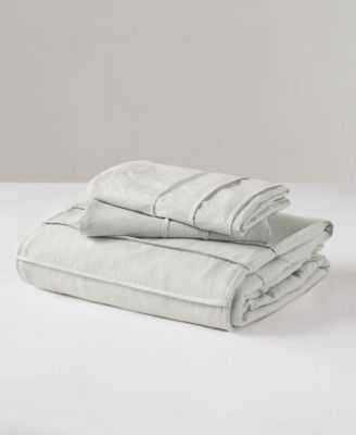 Porter Pleated 3-Pc. Duvet Cover Set, Full