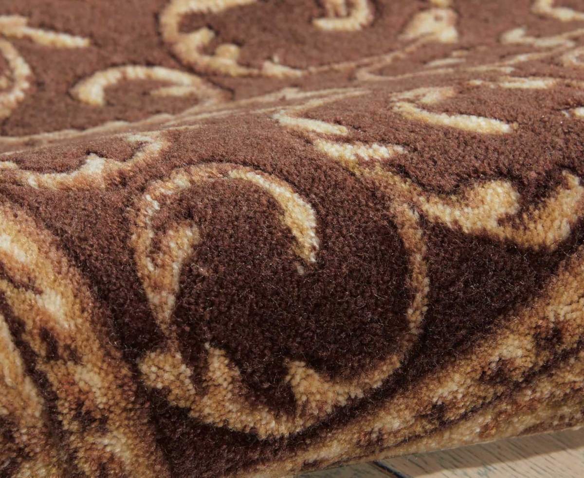 Nourison Home Somerset St02 2'3"x8' Runner Area Rug In Brown