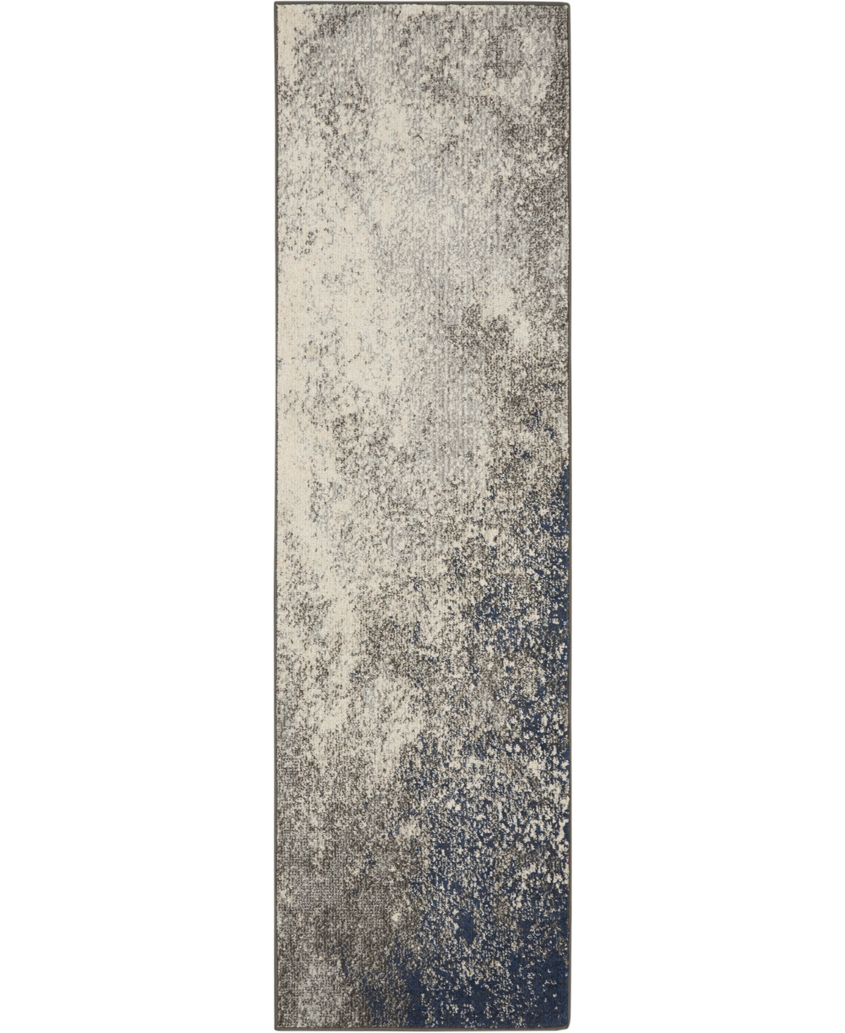 Nourison Home Passion Psn10 2'2"x10' Runner Area Rug In Charcoal