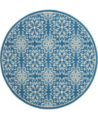 Jubilant JUB06 5'3"x5'3" Round Area Rug
