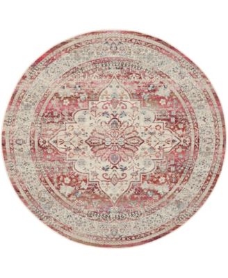 Vintage Kashan VKA07 6'x6' Round Area Rug