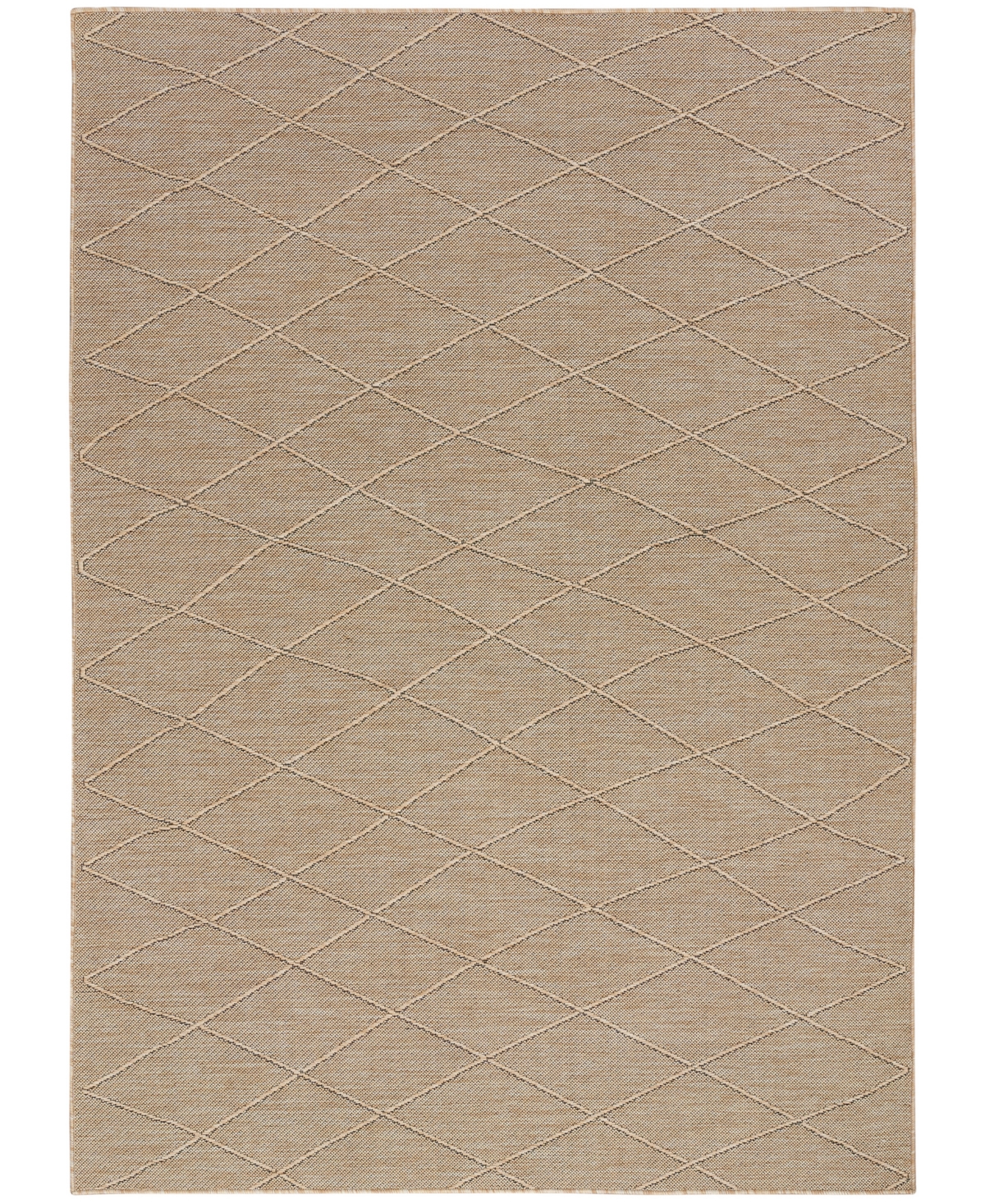 Nourison Home Washable Solutions Wsl01 5'x7' Area Rug In Brown