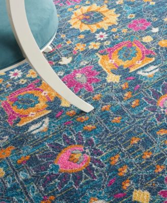 Passion PSN01 8'x8' Round Area Rug