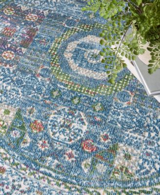 Ankara Global ANR17 4'x4' Round Area Rug