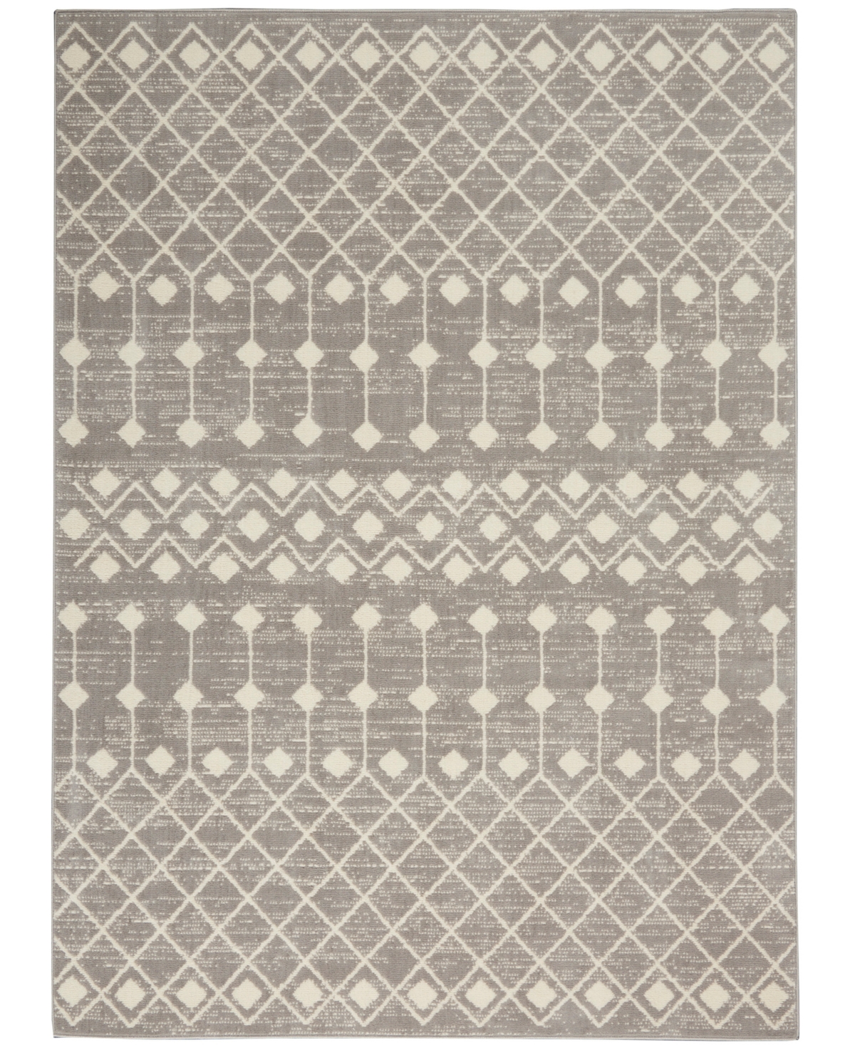 Nourison Home Grafix Grf37 6'x9' Area Rug In Gray