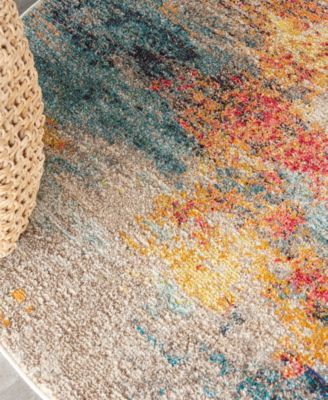 Celestial CES15 4'x4' Round Area Rug