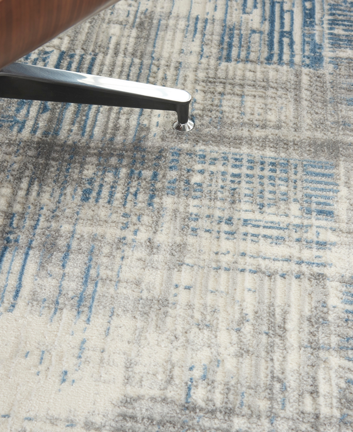 Nourison Home Solace Sla03 5'3"x7'3" Area Rug In Ivory,gray