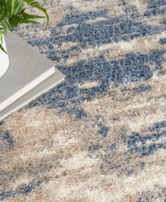 Nourison Home Dreamy Shag Drs10 Rug Collection In Mist,gray