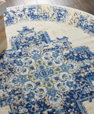 Grafix GRF14 5'3"x5'3" Round Area Rug