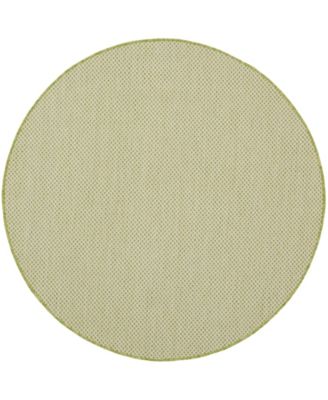 Courtyard COU01 5'x5' Round Area Rug