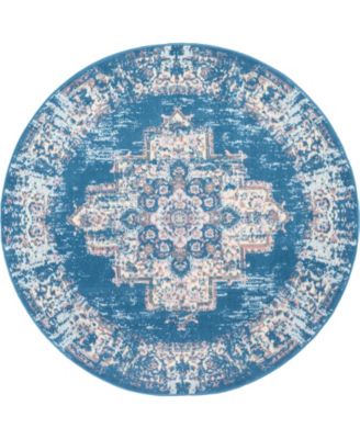 Grafix GRF14 5'3"x5'3" Round Area Rug
