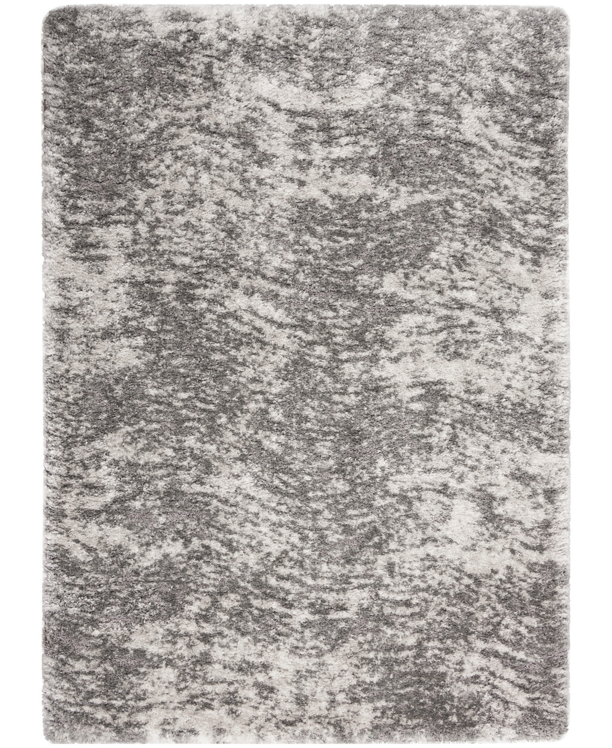 Nourison Home Dreamy Shag Drs04 5'3"x7'3" Area Rug In Charcoal