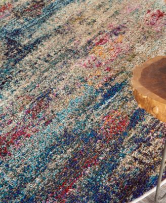 Celestial CES16 4'x4' Round Area Rug