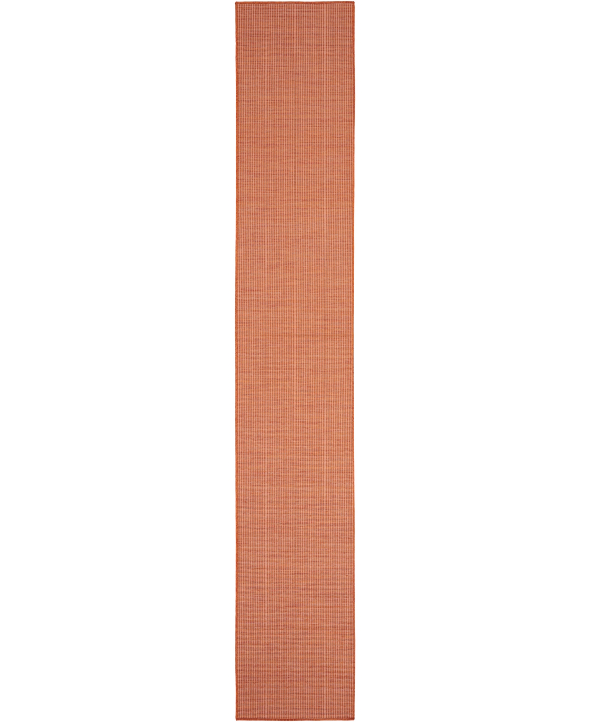Nourison Home Positano Pos01 2'2"x12' Runner Area Rug In Terracotta