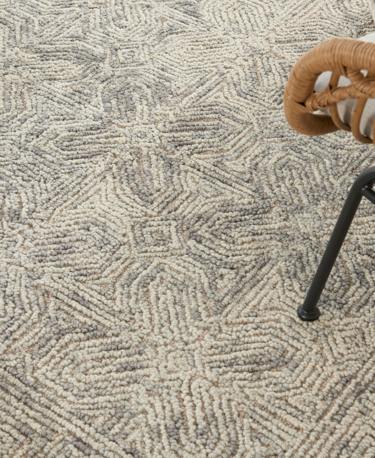 Nourison Home Colorado Clr05 7'9x9'9 Area Rug In Beige,gray