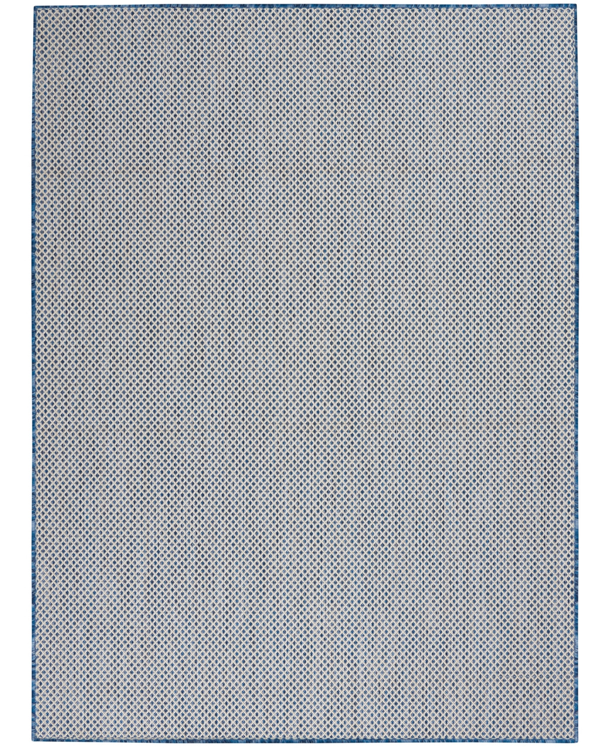 Nourison Home Courtyard Cou01 5'x7' Area Rug In Ivory,blue