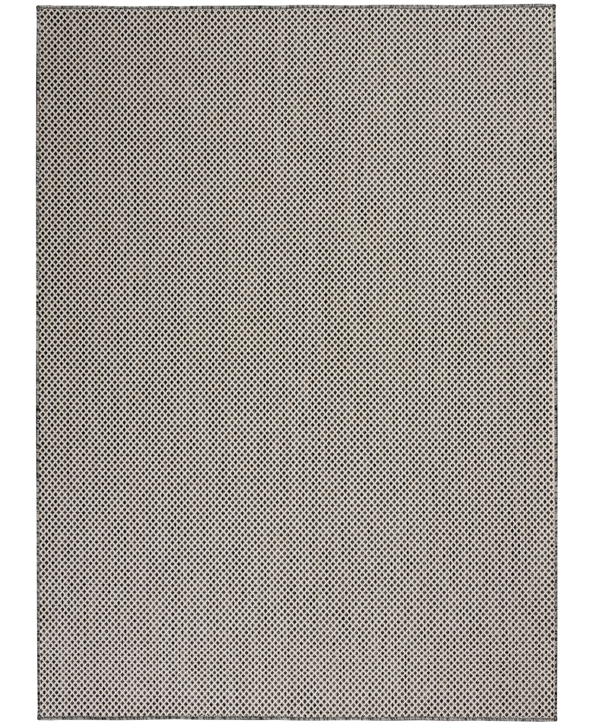 Nourison Home Courtyard Cou01 4'x6' Area Rug In Ivory,gray
