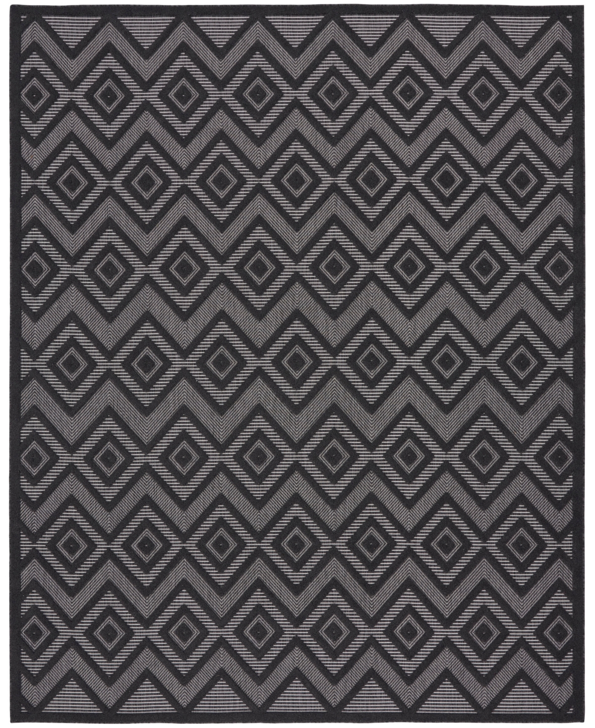 Nourison Home Versatile Nrv01 7'x10' Area Rug In Charcoal