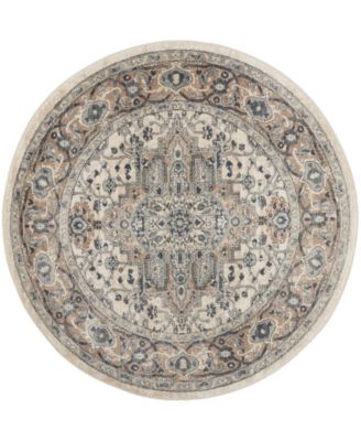 Quarry QUA05 5'3"x5'3" Round Area Rug
