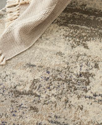 Celestial CES02 4'x4' Round Area Rug