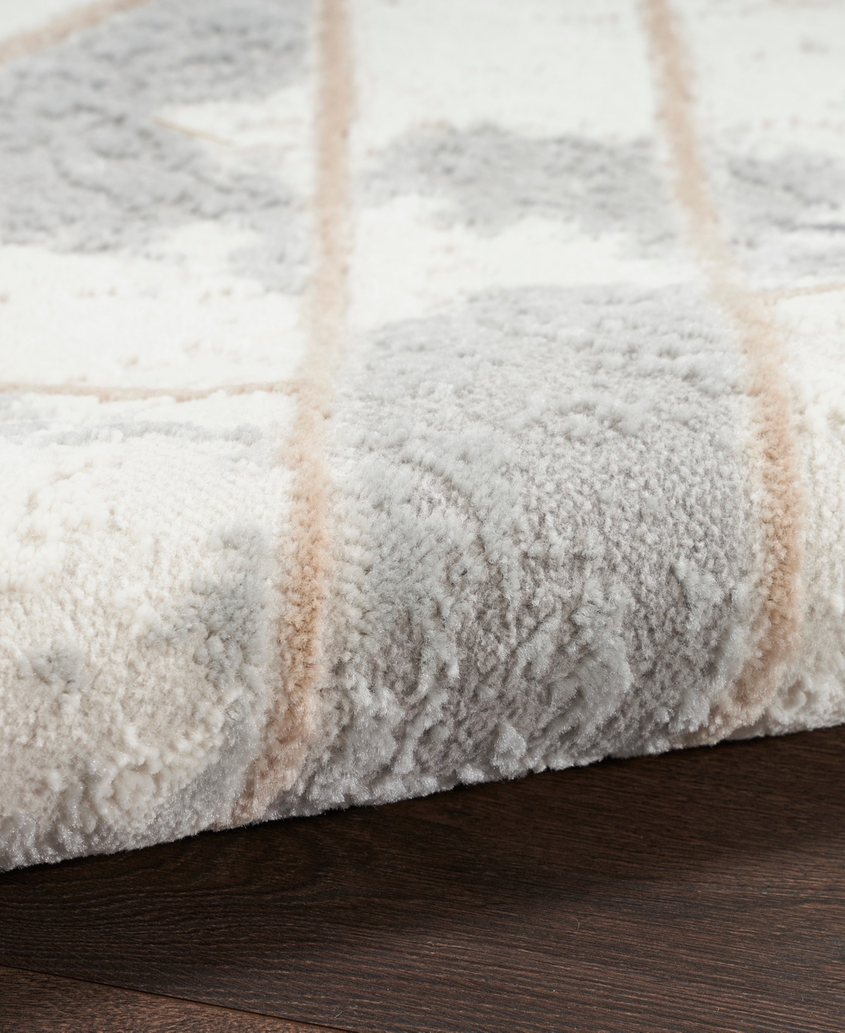 Nourison Home Elation Etn11 4'x6' Area Rug In Ivory,gray