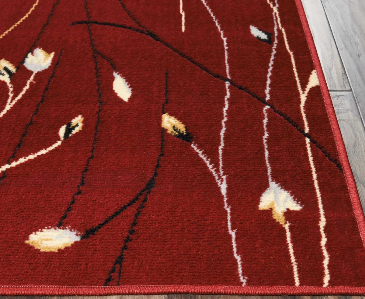 Nourison Home Grafix Grf15 7'10"x9'10" Area Rug In Red