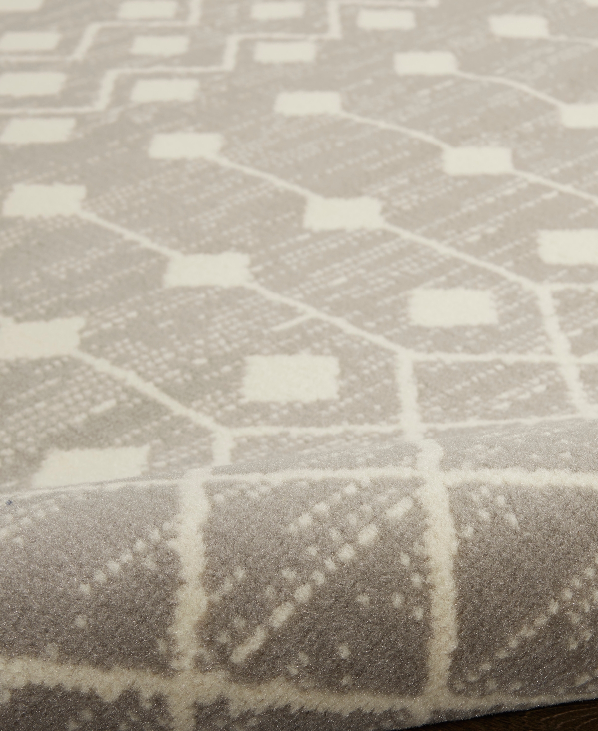 Nourison Home Grafix Grf37 6'x9' Area Rug In Gray